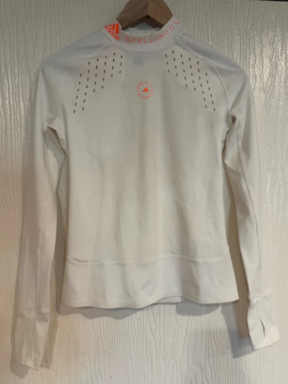 Adidas × STELLA MCCARTNEY TRUEPURPOSE LONG SLEEVE PERFORMANCE TOP SIZE S WHITE